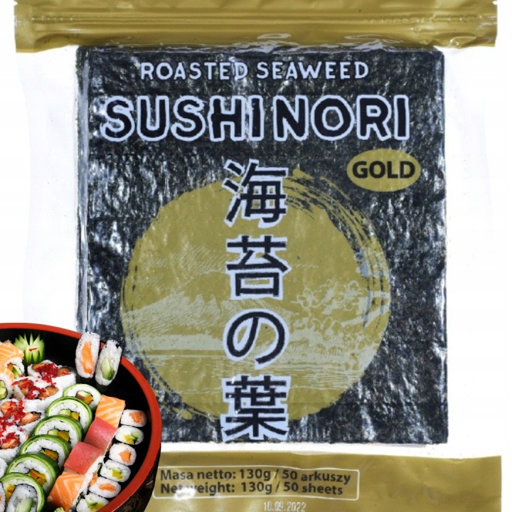 Morské riasy Nori 50 plátkov 130 g | Asia Kitchen | Sushi riasy